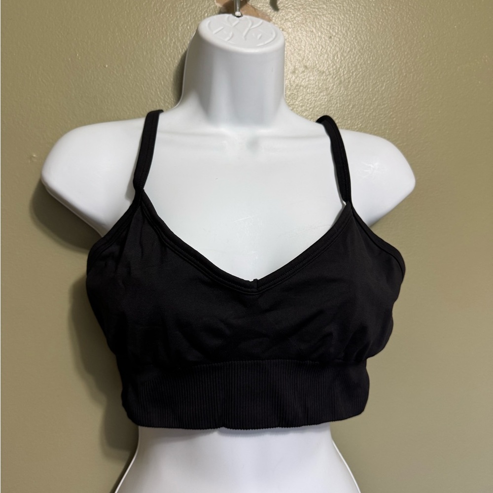 Lululemon Ebb to Street Bra II in black. Size 10